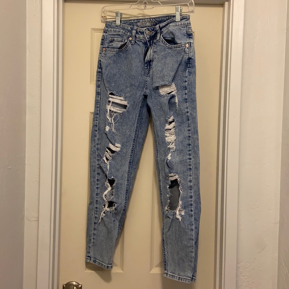 Wildfable high rise mom jean
